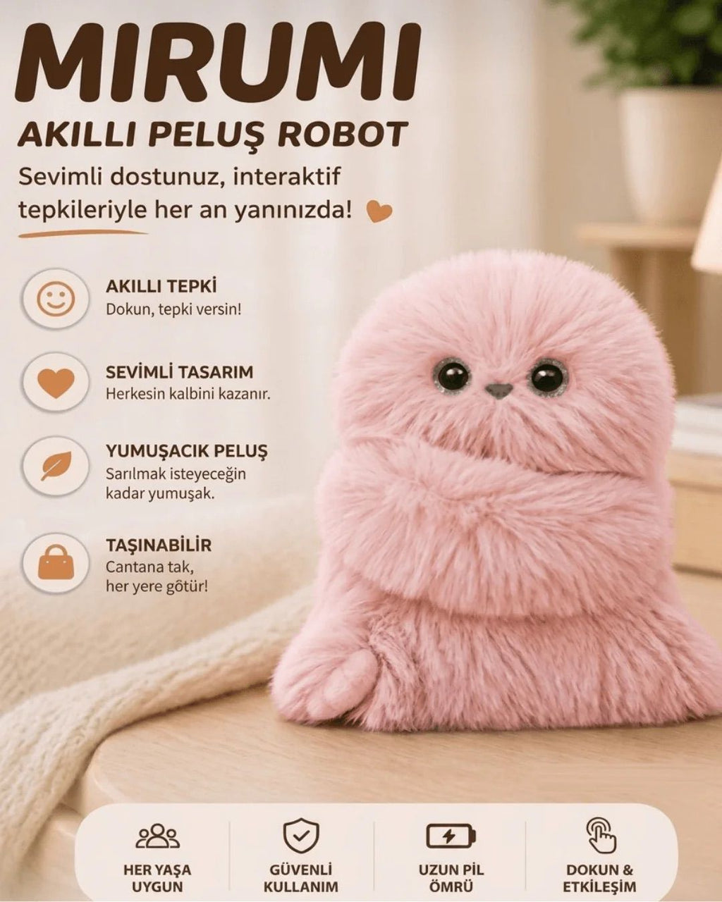 TinyPuffy-Mirumi Peluş